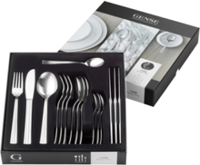 Bestiksæt Thebe 16 Dele Mat Stål Home Tableware Cutlery Cutlery Set Silver Gense