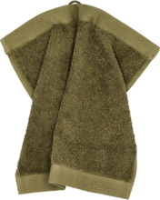 Vaskeklut 30X30 Comfort O Khaki Home Textiles Bathroom Textiles Towels & Bath Towels Face Towels Grønn Södahl*Betinget Tilbud