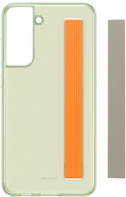 Samsung Clear Strip Cover Galaxy S21 FE Olive Green
