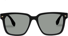 Le specs Le Sustain Sunglasses - Mr Bomplastic, POLARIZED Matte Black w/Green Mono Polarized Lens