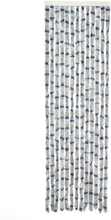 Travellife Insektsgardin för dörr Chenille Stripe 185x56 cm grå & blå