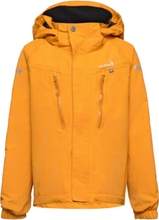 Storm Hardshell Jacket Kids Outerwear Shell Clothing Shell Jacket Gul ISBJÖRN Of Sweden*Betinget Tilbud