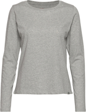 Organic Jersey Tenna Tee Fav Tops T-shirts & Tops Long-sleeved Grey Mads Nørgaard