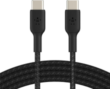 Belkin Boost Charge Usb-C To Usb-C Cable, Braided 1M - Black