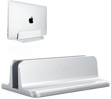 Vertical Laptop Stand Dock Desktop Aluminum Alloy Stand with Adjustable Width