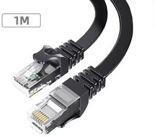 ESSAGER 1m Cat6 Network Cable Patch Cord RJ45 High-speed 1000Mbps Computer Networking Cord