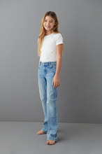 Gina Tricot - Bootcut jeans - bootcut - Blue - 152 - Female