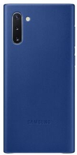 Taske til Samsung EF-VN970LL Note 10 N970 blå/blå lædercover