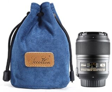 JCCOTTON FB-00001 Soft Camera Bag for Canon Nikon DSLR Handbag Drawstring Design Lens Carrying Bag,