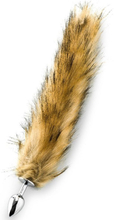 Deluxe Fluffy Fox Plug Brown 45cm Analplugg med svans