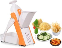 Kitchen Vegetable Cutter Potato Onion Cucumber Carrot Slicer Chopper with Container Cleaning Brush (