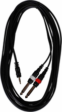 HiEnd 2 x jack(mono)-til-minijack(stereo)-kabel 6 meter