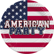 Papperstallrikar American Party - 10-pack