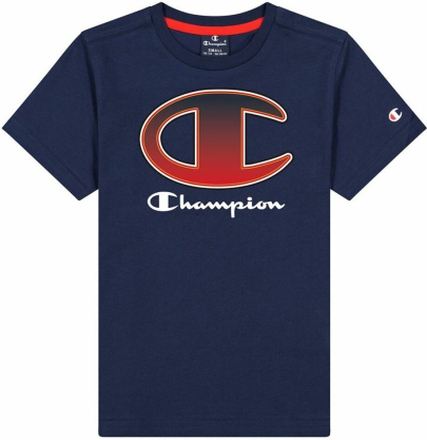 Kortærmet T-shirt Champion Crewneck T-Shirt B Marineblå 11-12 år