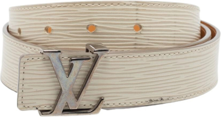 Louis Vuitton Ivoria Epi Leather LV Initial Belt