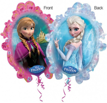 Formstöpt Folieballong med Två-Sidigt Motiv - Frost - Disney Frozen