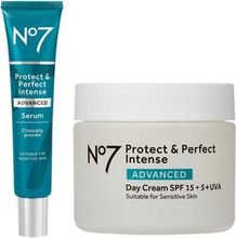 No7 Skincare Essential Duo - Protect & Perfect Serum 30ml, Day Cream 50ml