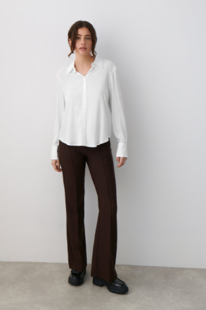 Gina Tricot - Tilda shirt - skjortor - White - S - Female