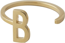 Design Letters Ring Gold A-Z B