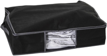 Dekbed/kussen opberghoes zwart met vacuumzak 60 x 45 x 15 cm