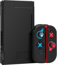 Nintendo Switch / OLED Silikone Cover Sæt - Sort