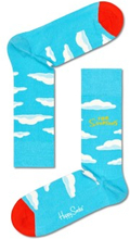 Happy socks Strømper Clouds Sock Lysblå bomull Str 41/46