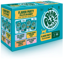 Planet Pet Society Cat Adult Flavor Party Multipack 12x85 g