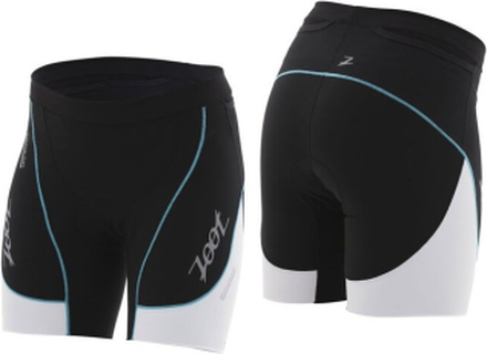 Zoot Ultra 6" Tri Dame Shorts Sort/Hvit/Aruba, Str. XS