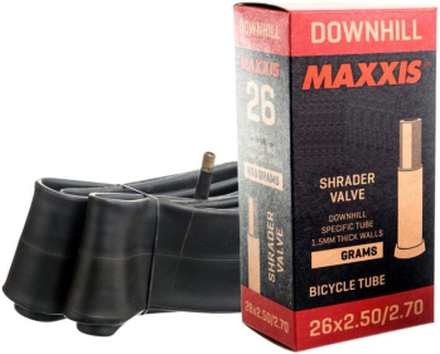 Maxxis Downhill Bil 26" Slange 26"x2.5/2.7, Bil ventil, 450 gram
