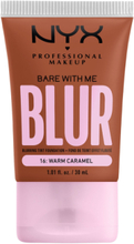Nyx Professional Make Up Bare With Me Blur Tint Foundation 16 Warm Caramel Foundation Sminke NYX Professional Makeup*Betinget Tilbud