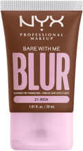 Nyx Professional Make Up Bare With Me Blur Tint Foundation 21 Rich Foundation Makeup NYX Professional Makeup