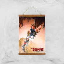 The Goonies Retro Poster Giclee Art Print - A3 - Wooden Hanger
