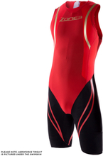 Zone3 Swim Skin Tri Suit Rød, Rå støtte og stabilitet!