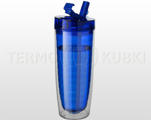 Bidon termiczny 560 ml CLAREC (niebieski)