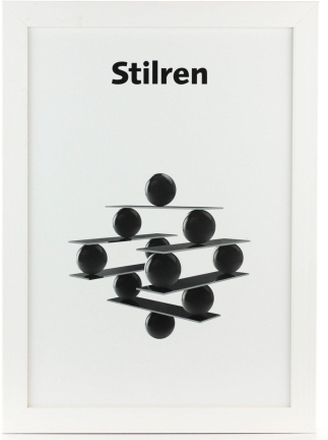 STILREN Tavelram - Vit - 50x70 cm