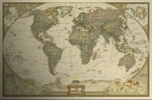 Retro Världskarta