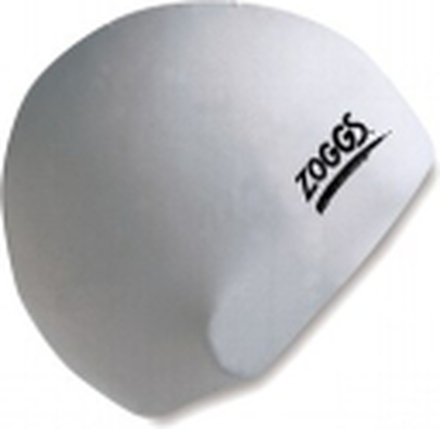 Zoggs Standard Silikon Badehette Sort, Blå eller Sølv