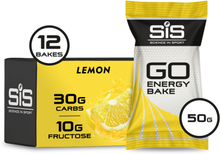 SiS GO Energy Bake Energibar Ask Lemon, 12 x 50 gram