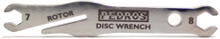 Pedros Disc Wrench Retteverktøy Retter bremseskiver, 7 og 8 mm hex