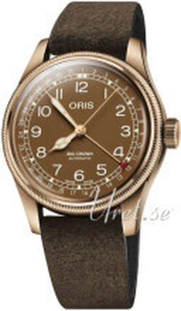Oris 01 754 7741 3166-07 5 20 74BR Aviation Brun/Lær Ø40 mm
