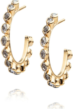 Siri Loop Earrings Gold Accessories Jewellery Earrings Hoops Gold Caroline Svedbom