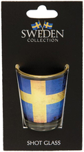 Sveriges flagga shotglas