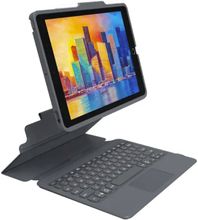 ZAGG Pro Keys Wireless Keyboard With Trackpad Bookcase iPad 10.2 inch (2019 / 2020 / 2021) grey