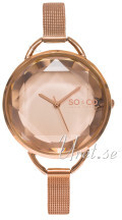 So & Co New York 5104.4 SoHo Rosegullfarget/Rose-gulltonet stål Ø36 mm