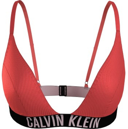Calvin Klein Intense Power Rib Bikini Plus Bra Korall polyamid XXL+ Dam