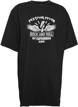 New Banzi T-Shirt Dress T-shirts & Tops Short-sleeved Svart IVY Copenhagen*Betinget Tilbud