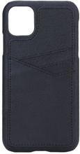 Essentials, iPhone 11, Triple Card Læder Cover, sort
