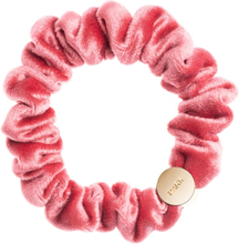 Dark Velvet Mini Scrunchie Candy Pink