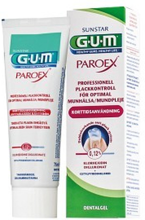 Paroex Tandkrämsgel Korttidsbehandling 75 ml