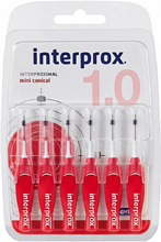 Interprox Mellanrumsborste Röd 1,0 mm 6 st